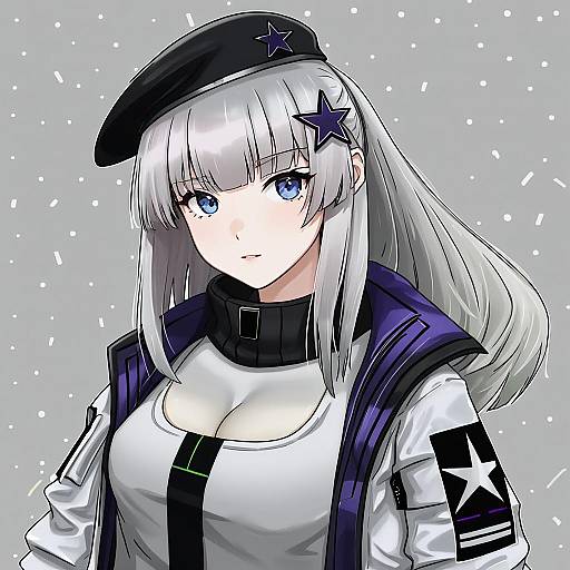 Illustration of Aa-12 (girls' frontline), girls' frontline in the style of Alakoala