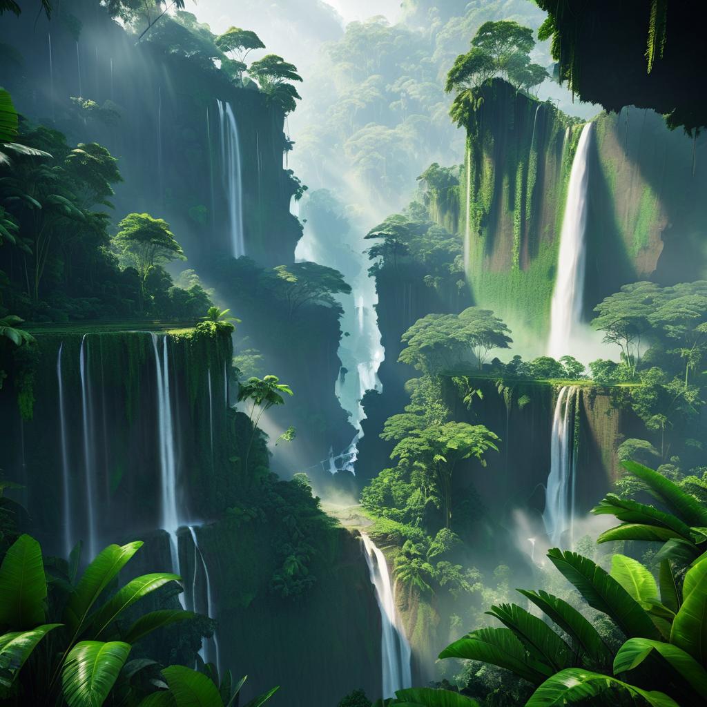 Cinematic Rainforest Adventure at Dawn