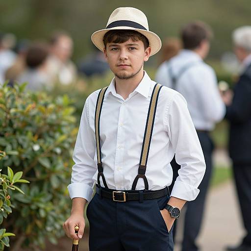 Stylish Male Croquet Party Outfit