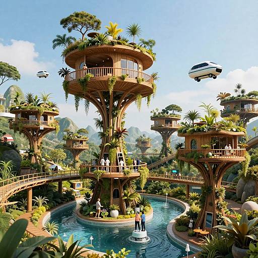 Ecofuturism Treehouse Community