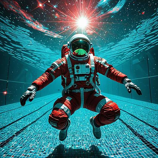 Holographic Astronaut in Cosmic Pool