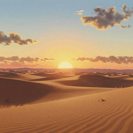 Wholesome Namib Desert Sunset Scene