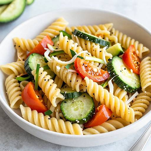 Healthy Summer Vegetable Pasta Salad