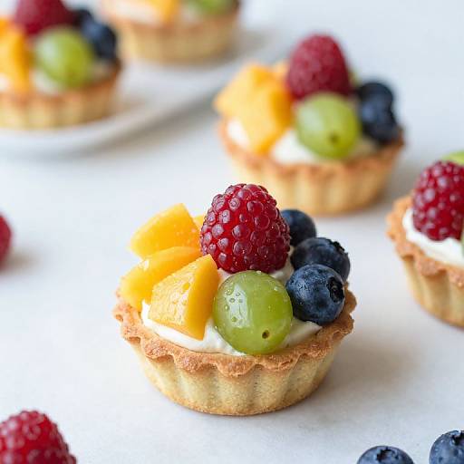 Easy Rainbow Fruit Tartlets Recipe