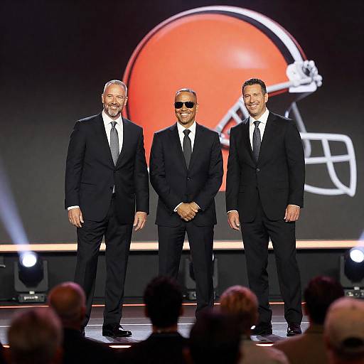 Cleveland Browns Announcement on Stage