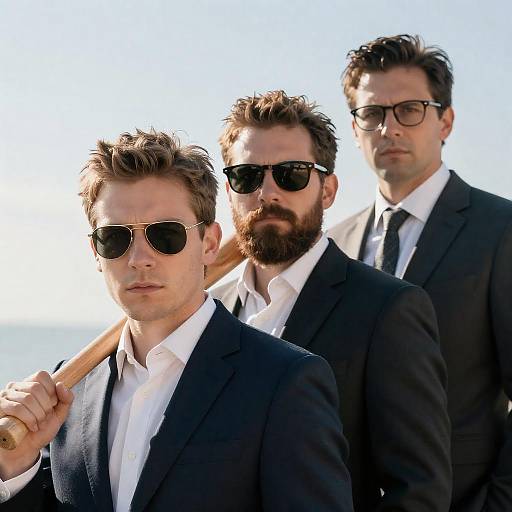 Intense Trio: Suits and Shadows