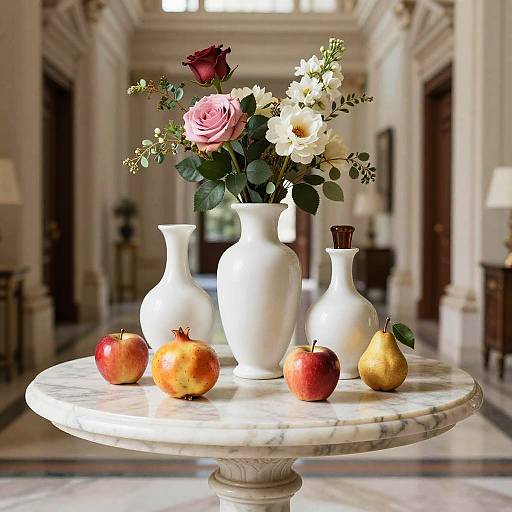Neo-Classical Marble Still Life Arrangement