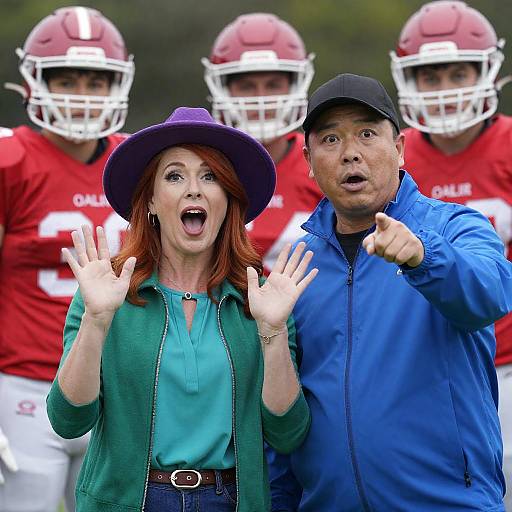 Exciting Football Scene with Fans