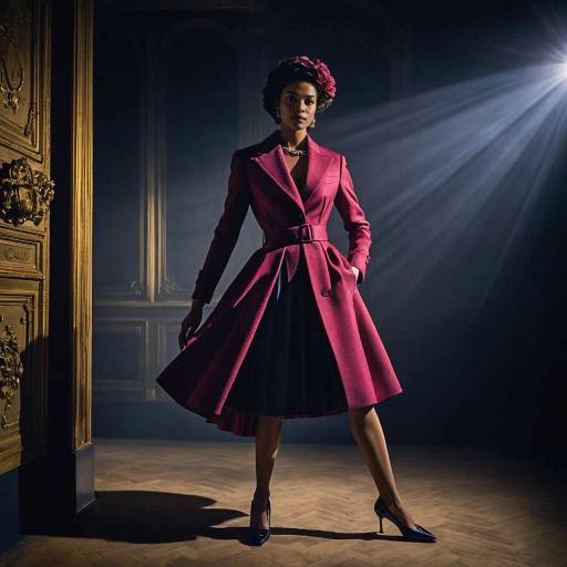 High Fashion Glamour on Theater Stage