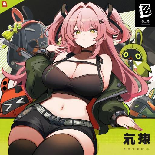 Illustration of Amillion (zenless zone zero), zenless zone zero in the style of 10eki (tenchou)