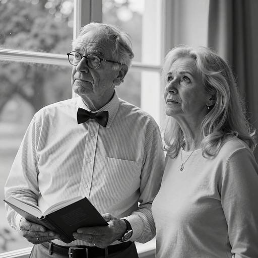 Elderly Couple by the Window