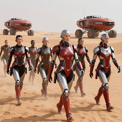 Futuristic Cybernetic Gang March