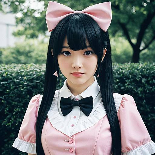 Yuno Gasai Cosplay in Pink Dress