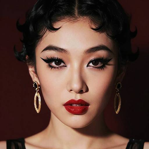 Androgynous Vaudeville Performer Portrait