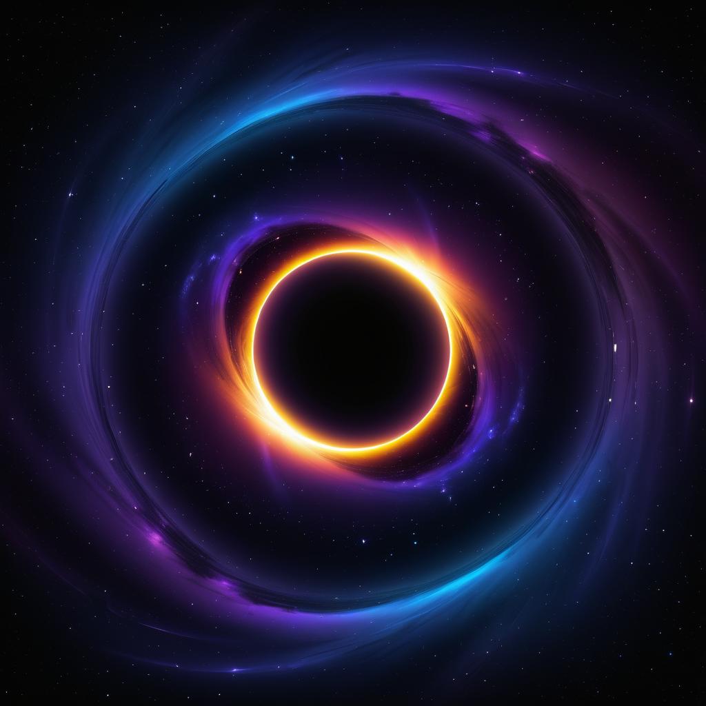 Cosmic Black Hole with Glowing Effects