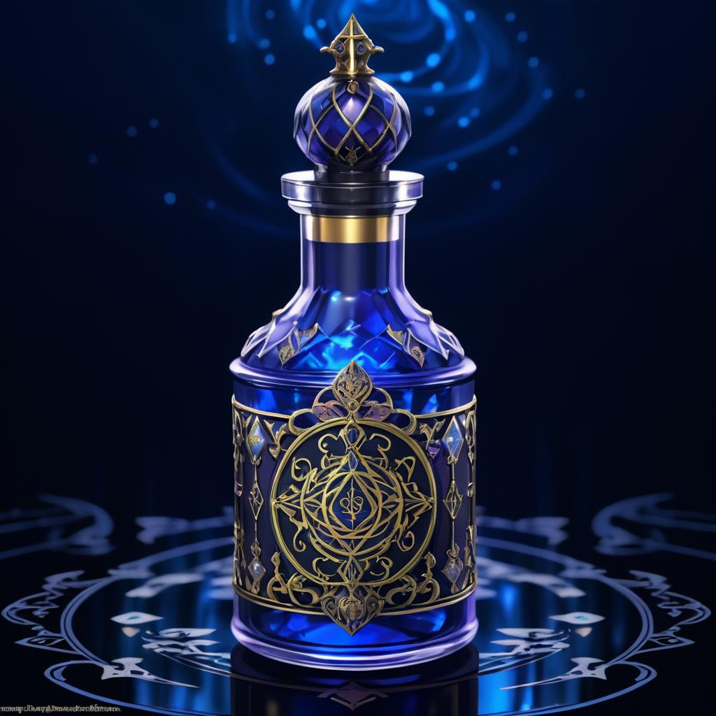 Gothic Fantasy Potion Bottle Art