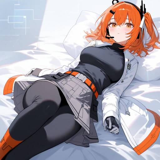 Inquisitive Android Girl in Futuristic Setting