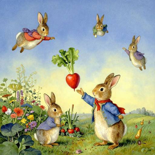 Surreal Dreamscape with Floating Garden