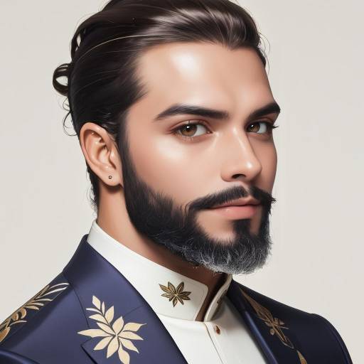 Stylish Portrait of a Middle Eastern Man