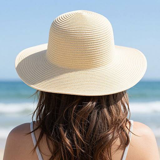 Summer Woman Wearing Trilby Hat