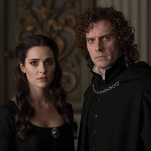 Intense Expression Portrait of a Couple