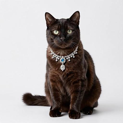 Elegant Turkish Angora Cat Portrait