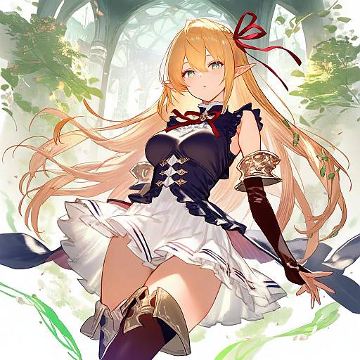 Illustration of Arisa (shadowverse), shadowverse in the style of Subachi