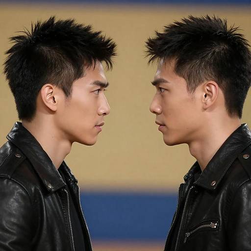 Intense Face-Off: Two Men Captured