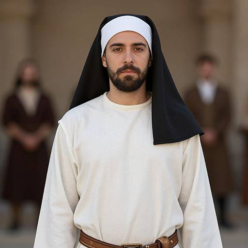 First Pilgrim Male Costume Portrait