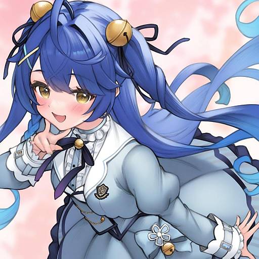 Illustration of Amamiya kokoro, nijisanji in the style of Koretsuki azuma