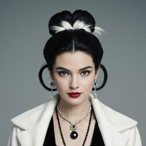 Stylish Cruella Costume Portrait