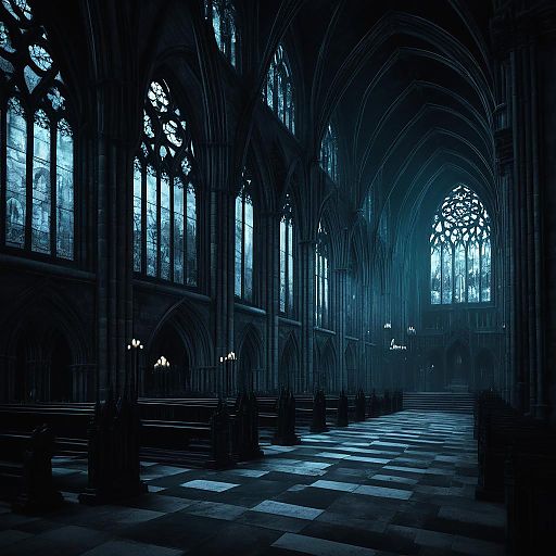 Eerie Banshee in Cursed Cathedral