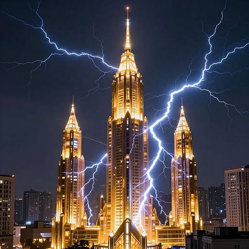 City of Frozen Lightning and Electricity