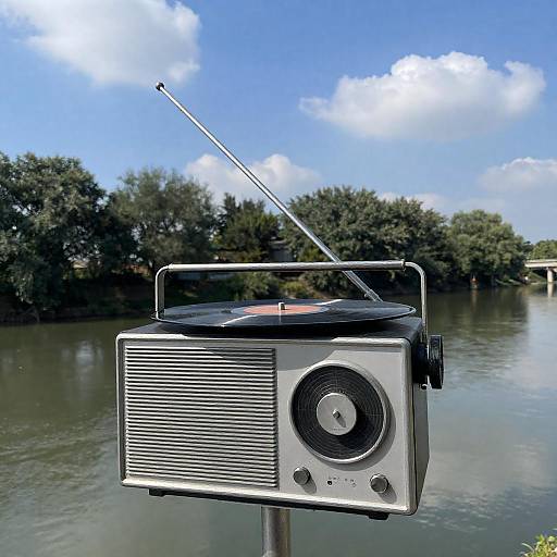 Vintage Outdoor Radio by River