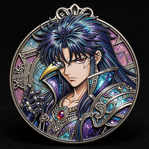 Ultra-Detailed Gothic Storm Crow Trinket