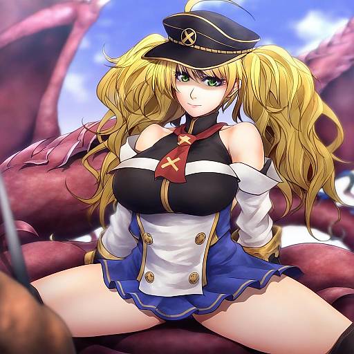 Illustration of Monika weisswind, granblue fantasy in the style of Ryuuichi (f dragon)