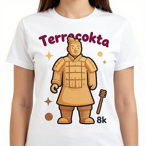 Cute Bold Terracotta Warriors Tee