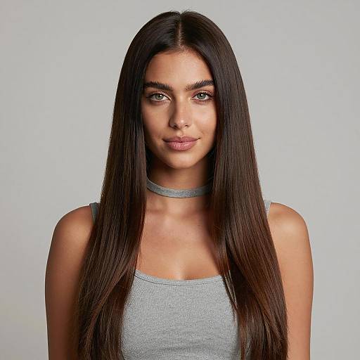 Realistic Portrait of a Modern Young Woman