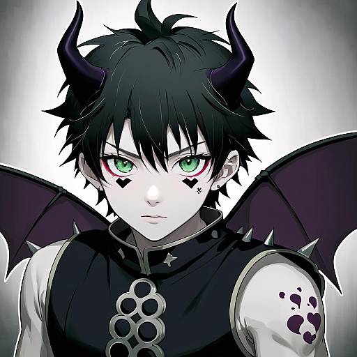 Illustration of Asta (black clover), black clover in the style of Toshizou (0714)