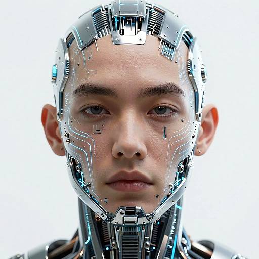 Futuristic Cybernetic Face Repair