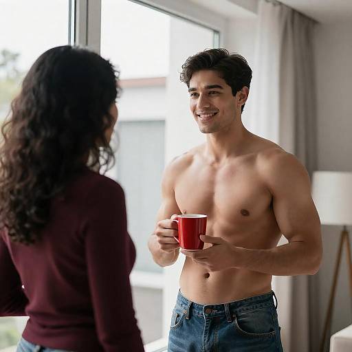 Casual Modern Living Room Scene