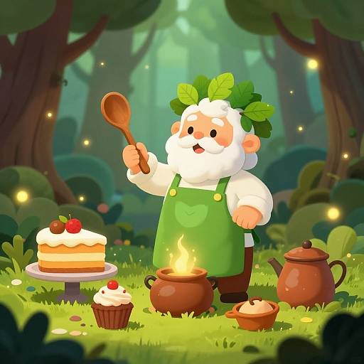 Whimsical Magical Forest Baker