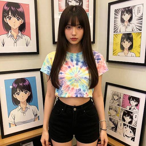 Petite Woman in Summer Boutique Art District