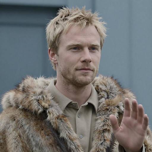 Casual Portrait of a Blond Man