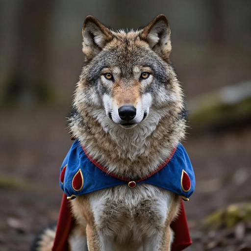Grey Wolf in Snow White Costume