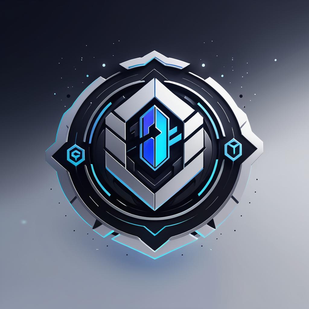 Futuristic Esports Team Logo Design