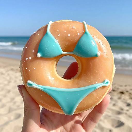 Beach Jelly Donut Bikini Style
