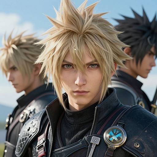 Hyperrealistic Anime Concept Art Duo