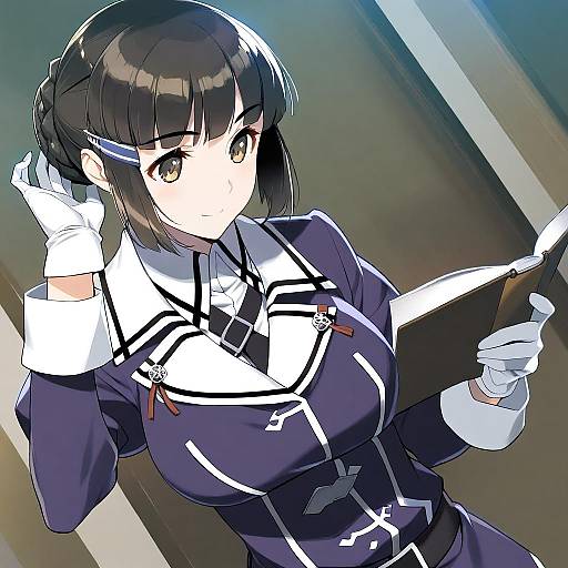 Illustration of Myoukou kai ni (kancolle), kantai collection in the style of Ino (magloid)