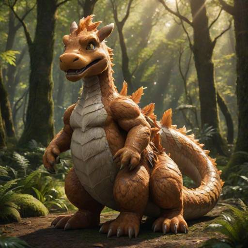 Humanized Charizard in Enchanted Forest Humanized Charizard in Enchanted Forest